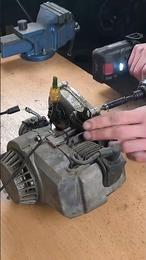 Engine teardown 49cc quad pocket bike #asmrrestoration #atvrestoration #enginerebuild #dirtbike