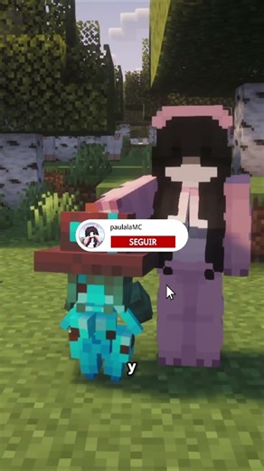 ESTE MOD añade CHICAS ADORABLES como MOBS en Minecraft... #minecraft #shorts #gaminges