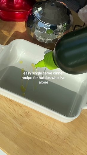 Creamy Chicken & Orzo for one ✨ This recipe is so easy & super flavorful because of the chicken drippings & the cream of celery soup! (Recipe below) Recipes like this can be found in my cookbook, Compact Cooking, which is available on Amazon, BAM, Barnes & Noble, Target, & Walmart websites! The Amazon & BAM links are in my bio! Recipe: Ingredients- 1 tbsp olive oil 1/4 cup orzo 3 tbsp cream of celery soup 3 tbsp chicken broth Handful of spring mix or spinach 1 chicken thigh Italian seasonings to