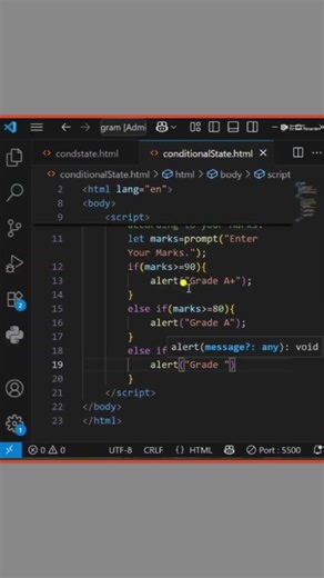 Grade Calculator in Js🎓📚 #frontendcourse #javascript #coding #webdevelopmet