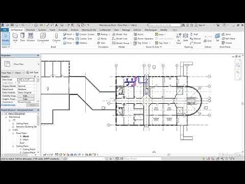 Revit Tutorial - Conduit and ductwork