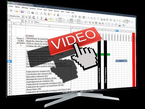 Comment faire un planning avec LibreOffice Calc