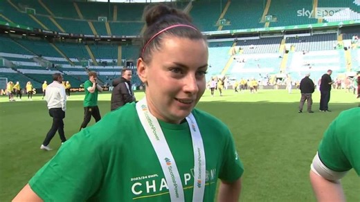 Celtic Women: Amy Gallacher and Kelly Clark react to winning SWPL Title