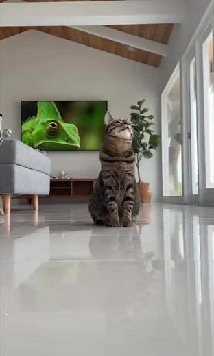 Husky Starts the Howl, Cat Starts the FIGHT! 🐺🗣️💥😹 The Living Room Showdown! #CatVsDog #HuskyDrama #HouseChaos #FunnyPets | Woofolio