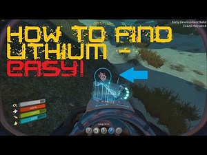 Subnautica - How To Find Lithium EASY! ( Near Start)