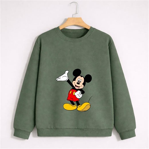 Mickey Mouse Sweatshirt, Disney Mickey Crewneck, Mickey Mouse Hoodie, Minnie Sweatshirt, Donald Duck Sweat, Mickey Mouse Sweater - Etsy