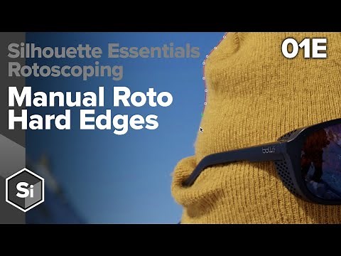 Silhouette Essentials Roto - 01E Hard edge manual roto [Boris FX rotoscoping]