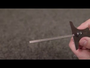 Starrett 237 Steel Rule Depth Gage