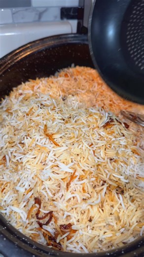 Afghan Style Rice Recipe with Caramelized Onions