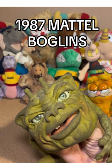 1987 Mattel Boglins hand puppet toy #retrotoys #80stoys #80skid #childhoodmemories #nostalgic