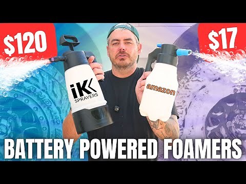 Best FOAM SPRAYER for CAR DETAILING | IK vs Amazon | BEST VALUE?