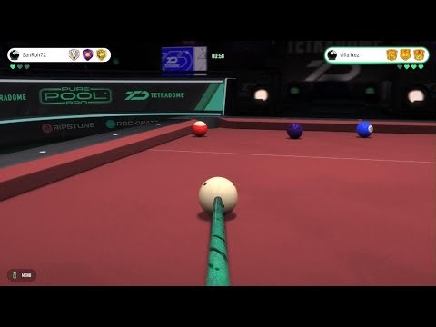 Pure Pool Pro, Killer NO AIM GUIDES against villa1tez, well done!