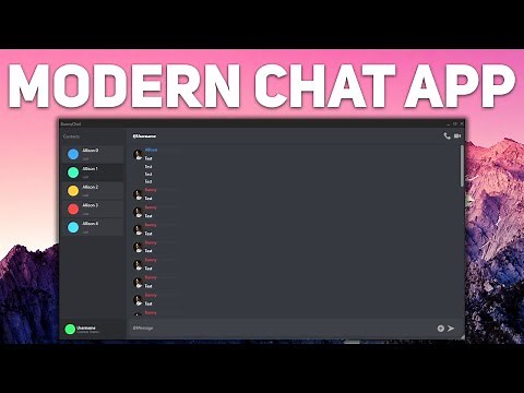WPF C# Professional Modern Chat App UI Tutorial