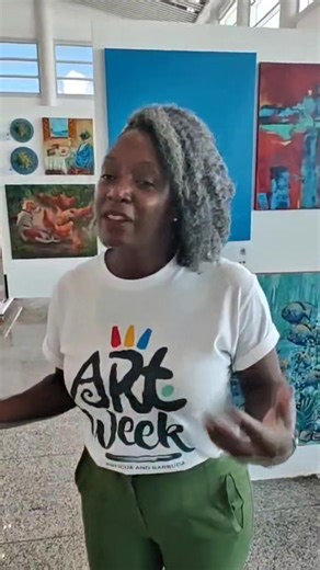 "Get ready to be inspired!" 🌟 The V.C. Bird International Airport recently transformed into a vibrant hub of creativity, showcasing the incredible talents of our local youth and artists! 🎨👏 School competition winners were announced, outstanding artists were recognized, and exceptional gifts were awarded, thanks to our amazing sponsors! 🙌 Huge shoutout to everyone involved for celebrating the power of art and supporting our emerging artists! 🌟 #ArtInMotion #LocalTalent #CreativityMatters" Lo