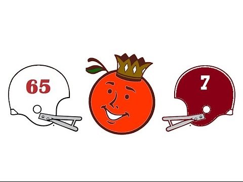 1966 Orange Bowl, #3 Nebraska vs #4 Alabama (Crimson Classics)