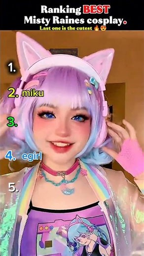 Ranking BEST Misty Raines best cosplay 🔥 #short #ranking #cosplay