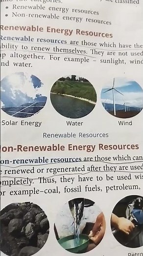 Renewable energy sources and non renewable energy sources basic definition