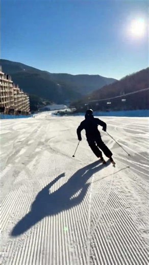 上课前的热身滑 #阿拉丁ski出品 #阿拉丁滑雪教程 #双板滑雪