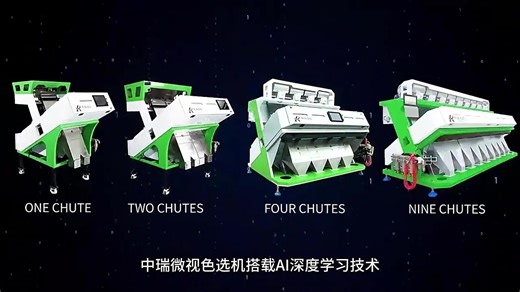 别再人工挑拣！中瑞微视 AI 色选机，99.9% 精准度让杂质无处遁形