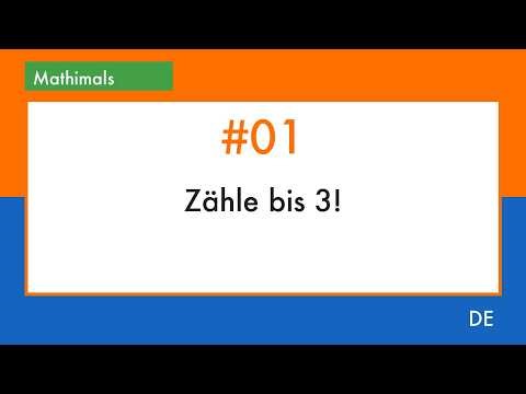 Mathimals | Zähle bis 3! | #01