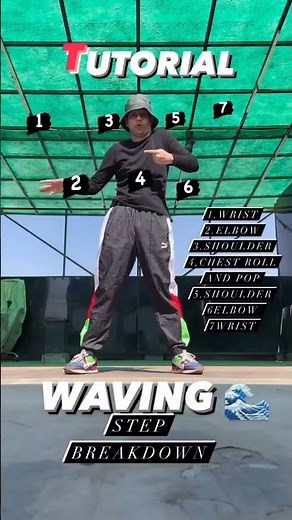 Waving Tutorial #wave #dance #breakdown