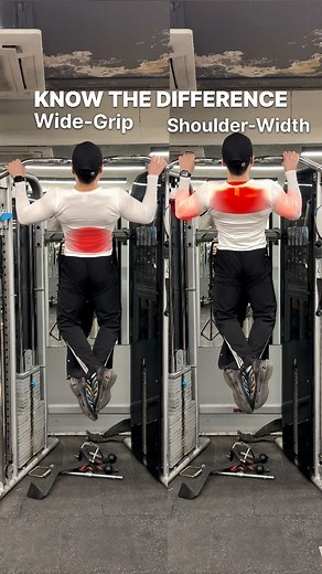 "Wide-Grip vs. Shoulder-Width Pull-Ups: What's the difference? 🌟 💪 *Wide-Grip Pull-Ups*: Maximize lat engagement, building a broader back and enhancing upper body width. ⚡ *Shoulder-Width Pull-Ups*: A balanced approach—works lats, biceps, and upper back evenly, perfect for overall strength. Master both to unlock upper body potential! 🏋️‍♂️ #pulluptips #strengthtraining #pullups #pullupchallenge #fitnessgoals #StayInjuryFree #backworkout #biceps | Sidfitfacts