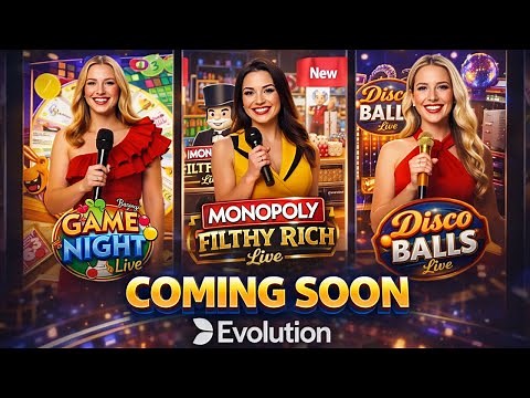 Upcoming Games From Evolution Will END Crazy Time | Monopoly Filthy Rich | Game Night | Disco Balls