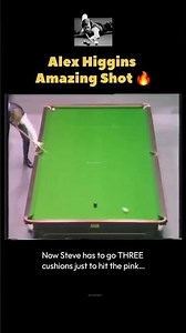 "The Hurricane" Alex Higgins Outsmarts Steve Davis 🌀🌪🤯 #snooker #shorts