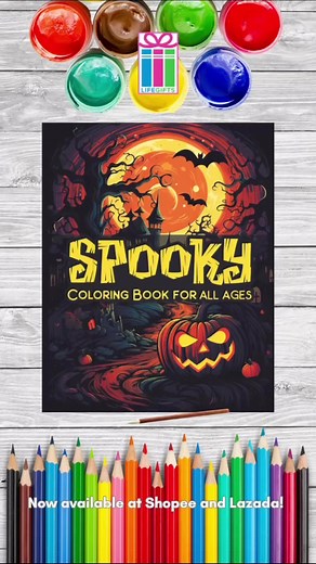 1.9K views | SPOOKY COLORING BOOK now available at Shopee and Lazada! | Starmometer | Facebook