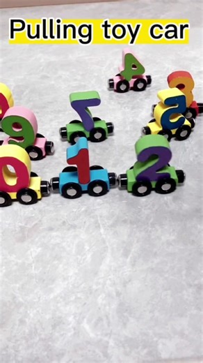 Play and learn the digital train,exercise hand-eye coordination and focus,babies are interested in #toys#parent-child#fouryou #cartoys #juggle