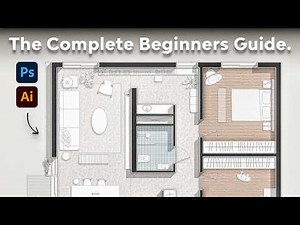 Architecture Plans in Photoshop for Beginners (step-by-step)