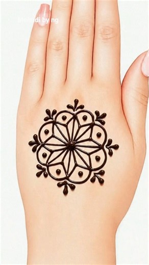 easy mehndi tutorials 🌹🌿 || #mehndi #hennatatto #henna #mehndidesign #creativehenna