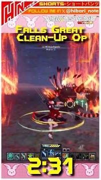 【PSO2NGS】SHORTS//Relay Quest 2:Falls Great Clean-Up Op 2:31 #pso2 #pso2ngs #pso2global #ngs #sega