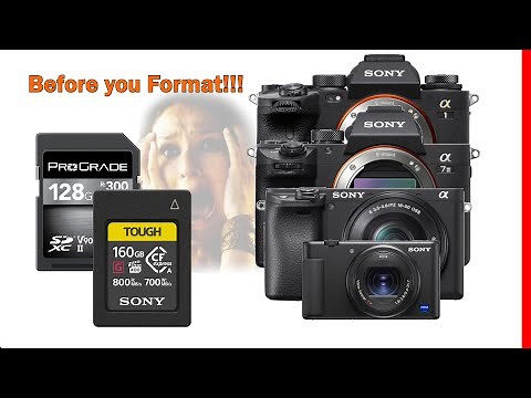 How To Format Sd Card In Sony Camera