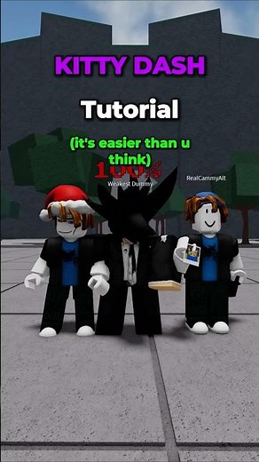 Easy KITTY DASH Tutorial #roblox #tsb