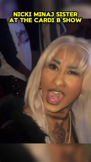 Nicki Minaj’s SISTER at the CARDI B show?! #nickiminaj #cardib