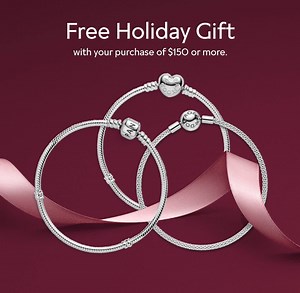 3.8K views · 33 reactions | We have a holiday gift for you! Receive a free bracelet or Pandora O Pendant with your purchase of $150 or more. *Upgrades available in-store only. See store for details. Shop now: go.pandora.net/3mUNrFo | Pandora | Facebook