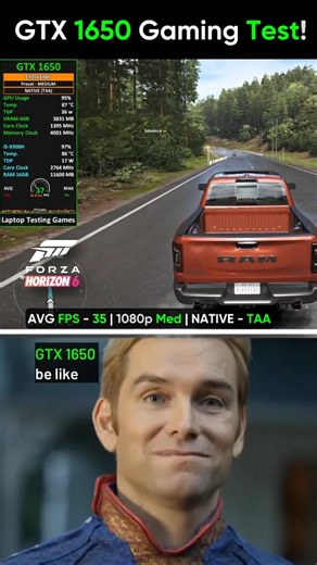 MY POOR GTX 1650 4GB 😭 Gaming Test in 2026 be like💀#gtx1650 #gaming #gpu