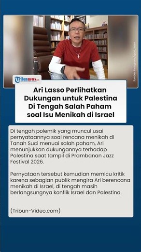 Ari Lasso Tegaskan Dukungan untuk Palestina di Tengah Salah Paham Soal Isu Menikah di Israel