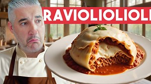Italian Chef Reacts to British Chef Making Ravioli Filled with More Ravioli