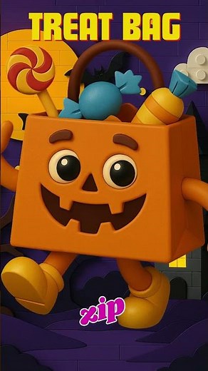 Halloween Song 🧤👻🦇 Learn Silly Spooky Characters, Ghoul Glove to Treat Bag 🎃 Nursery Rhymes for Kids