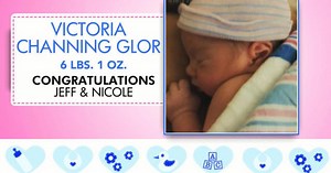 CBSN's Jeff Glor and wife Nicole welcome baby Victoria!
