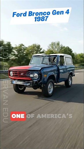 From 1966 to Today — Bronco Evolution #fyp #viralshort #carevolution