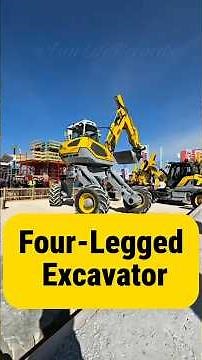 This Four-Legged Excavator Walks Like a Robot Spider 🤯