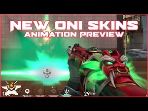 VALORANT Oni Skins (NEW BUNDLE!) | All Animations + Chromas Preview | Skin Collection Showcase