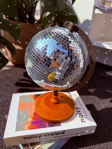 Disco Ball Decor, Mirror Ball Home Decor – Ambient Light Object for Desk or Studio - Etsy