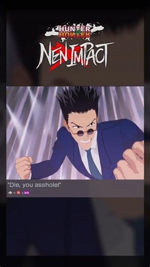 Leorio Moveset → Emission Attackリモートパンチ・インパクト #shorts