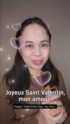 Say Happy Valentines Day in French | France vs Philippines| #valentinesday