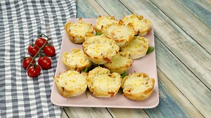 Cestini di pizza: la ricetta dell’antipasto saporito e bello a vedersi