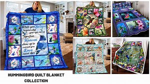 Watch Hummingbird Blanket Quilt on Amazon Live